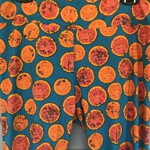 Lularoe Womens Leggings Tall & Curvy Orange